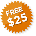 Free $25